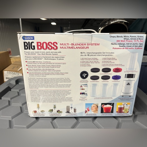 Big Boss Multi Blender Interchangeable System Set - Picture 3 of 5